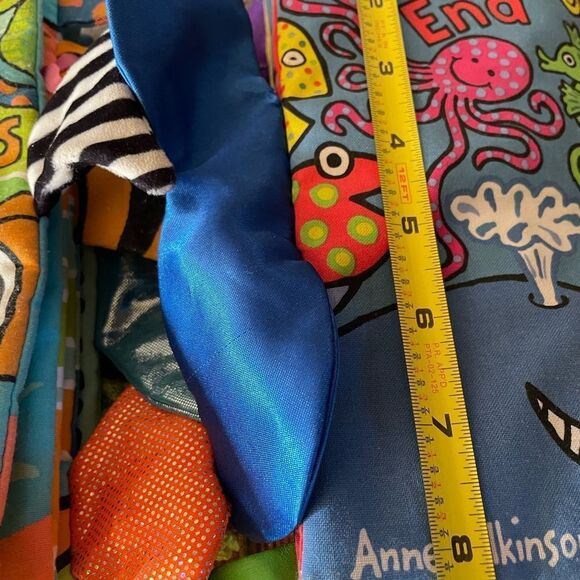 Jellycat Fishy Tails and Sea Tails Soft Kids Books set of 2 - Picture 16 of 16